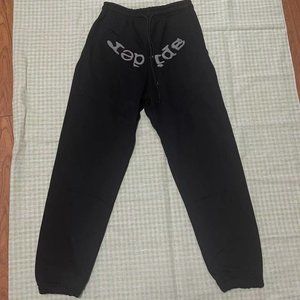 Sp5der Logo Printed Trousers Black